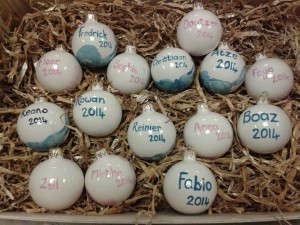 Kinderopvang eigen kerstbal